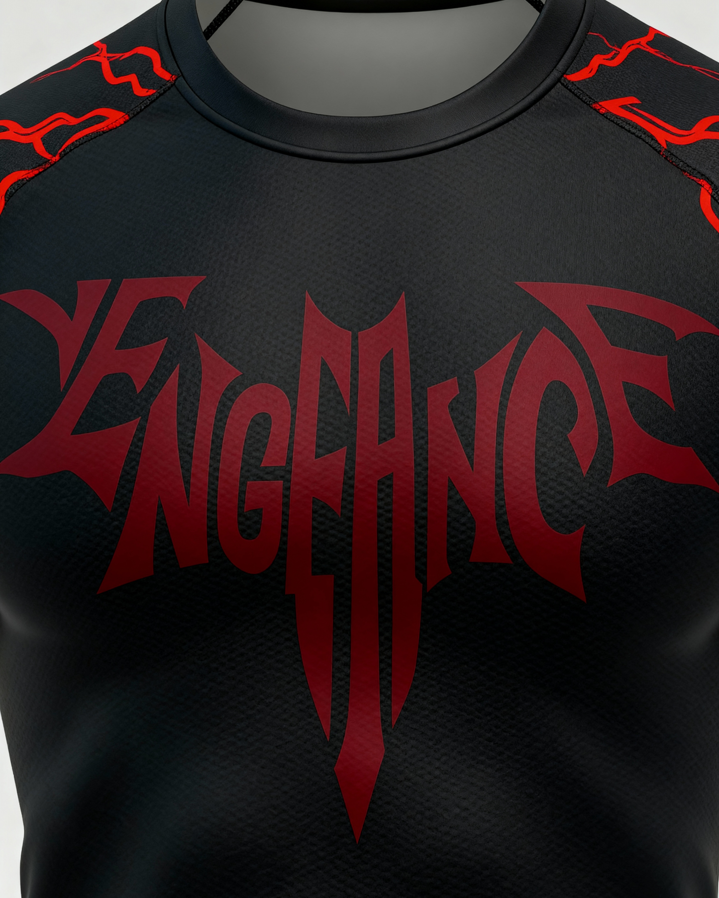 Black compression T-shirt