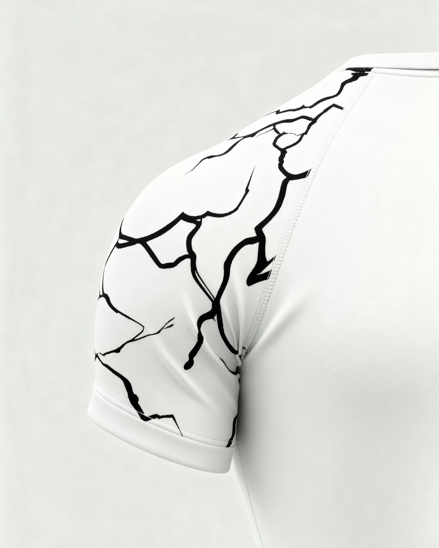 White compression T-shirt