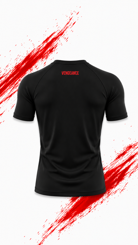 Black compression T-shirt