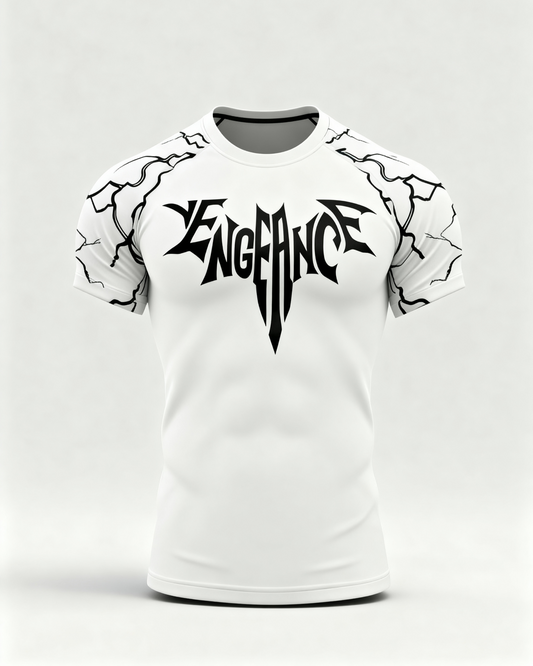 White compression T-shirt