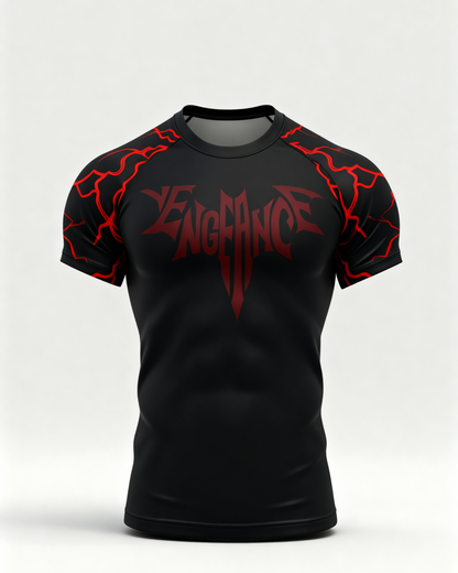 Black compression T-shirt
