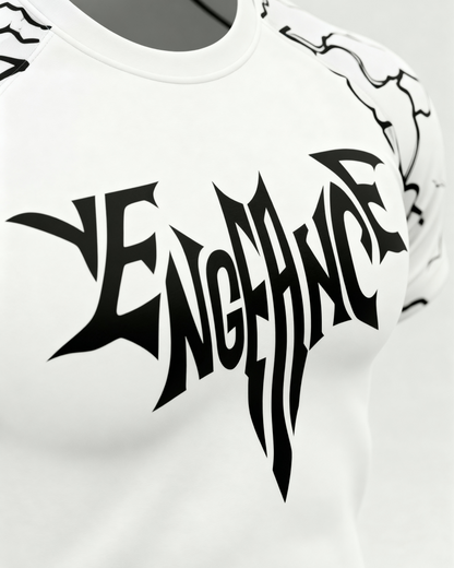 White compression T-shirt