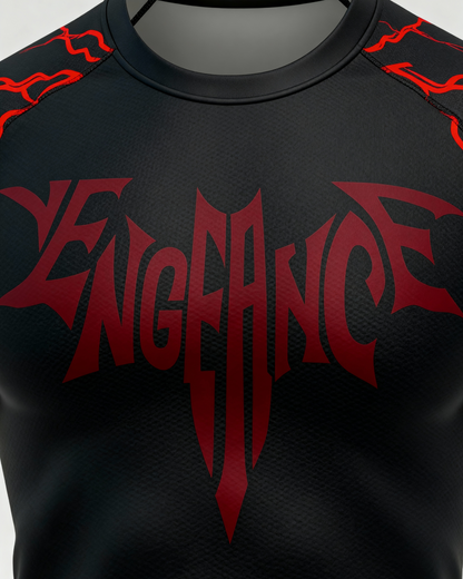 Black compression T-shirt