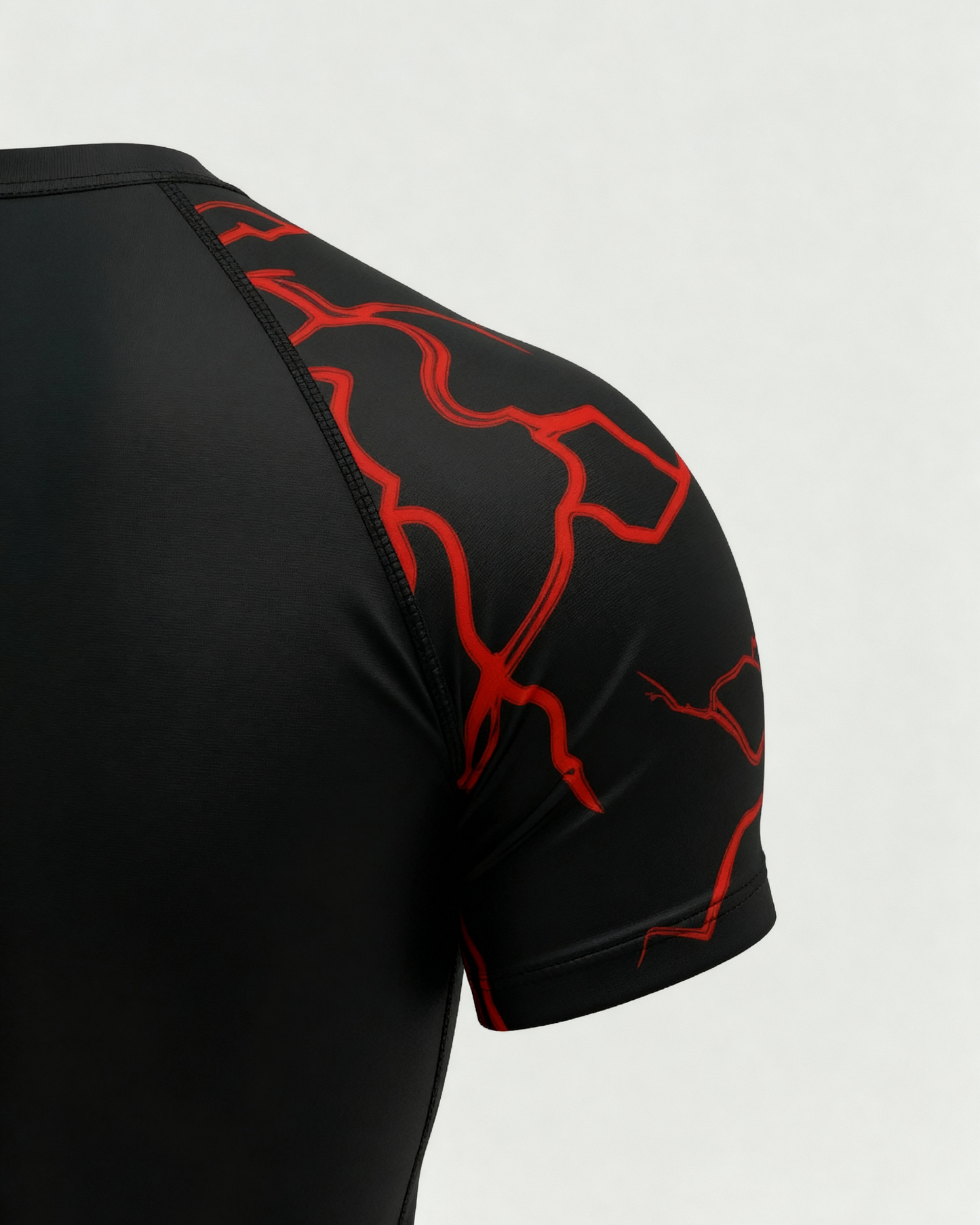 Black compression T-shirt