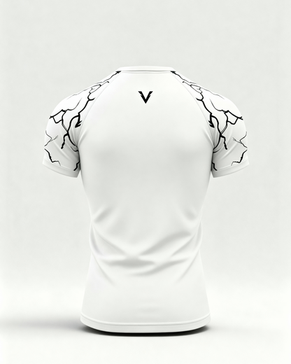 White compression T-shirt