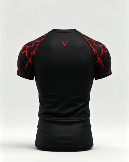 Black compression T-shirt