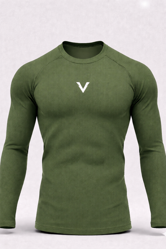 OLIVE-long sleeve compression