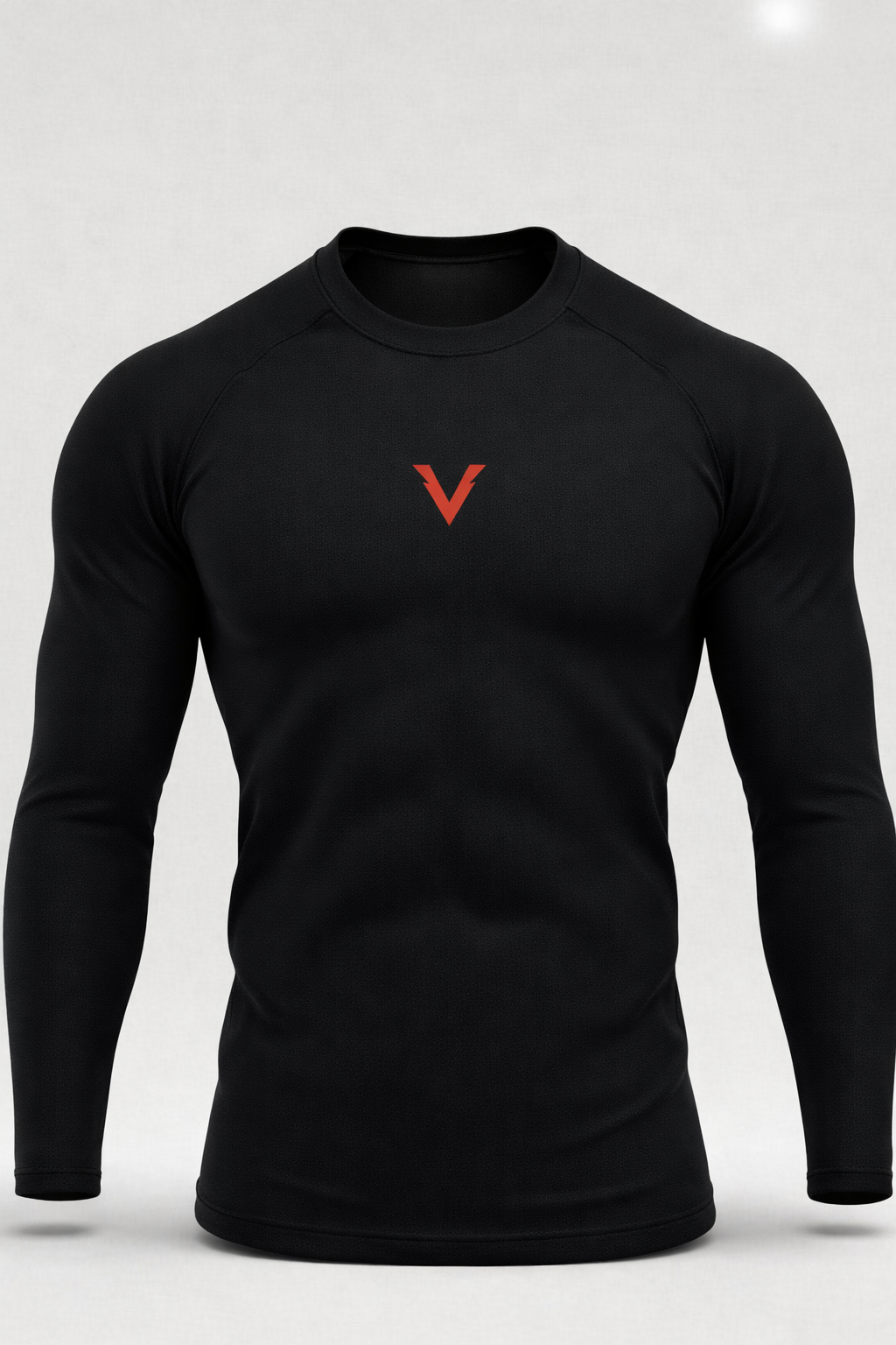 BLACK-long sleeve compression