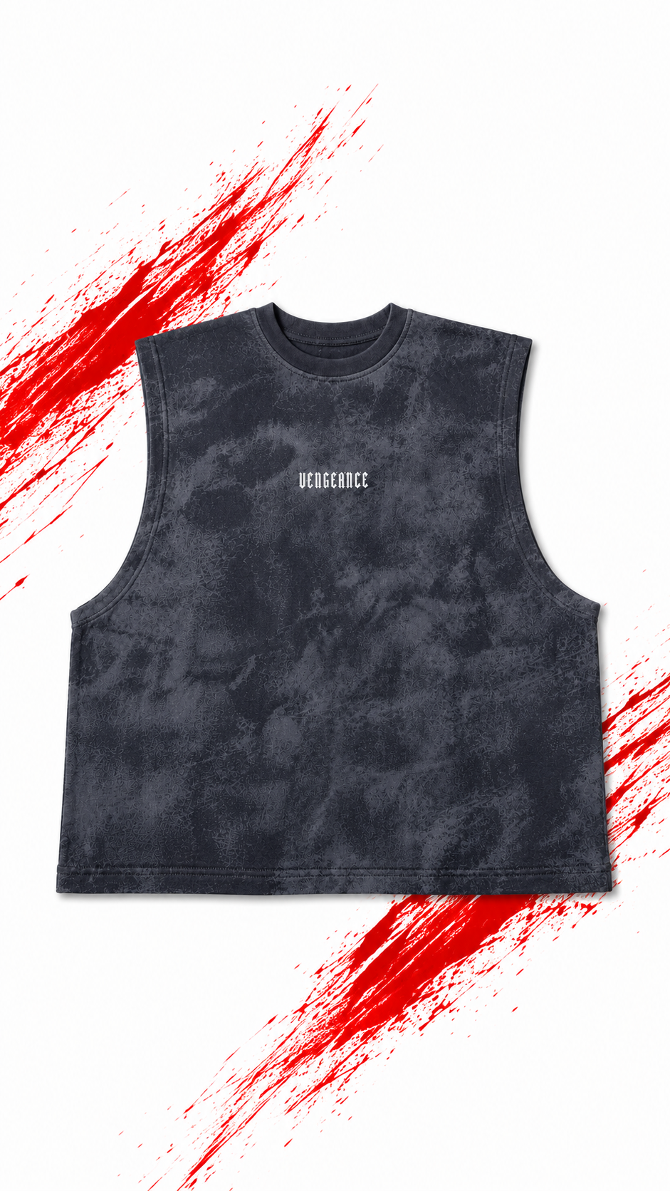 Vengeance Cut-Off — Grey Wash